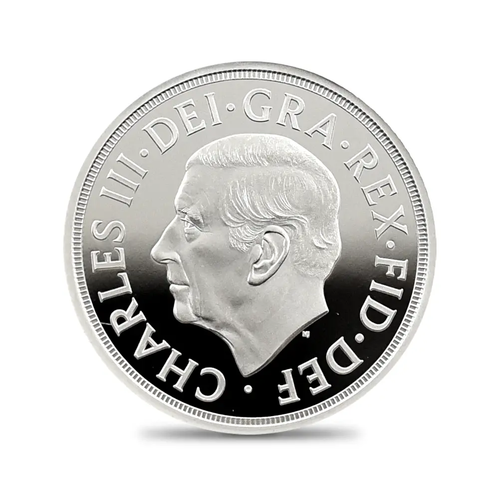 モダンコイン3：6664 2026 チャールズ3世 聖ジョージ竜退治 ソブリンプルーフ銀貨 未鑑定 箱付き