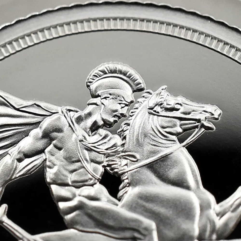 モダンコイン7：6664 2026 チャールズ3世 聖ジョージ竜退治 ソブリンプルーフ銀貨 未鑑定 箱付き