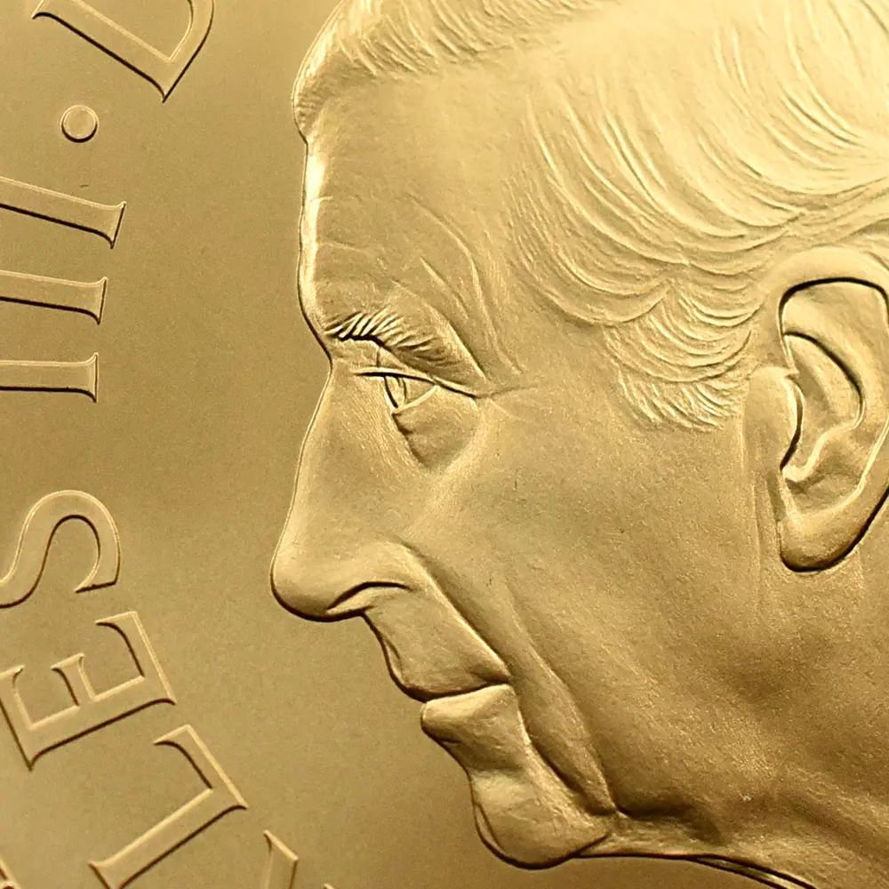 モダンコイン11：6665 2026 チャールズ3世 聖ジョージ竜退治 5ソブリンBU金貨 未鑑定 箱付き