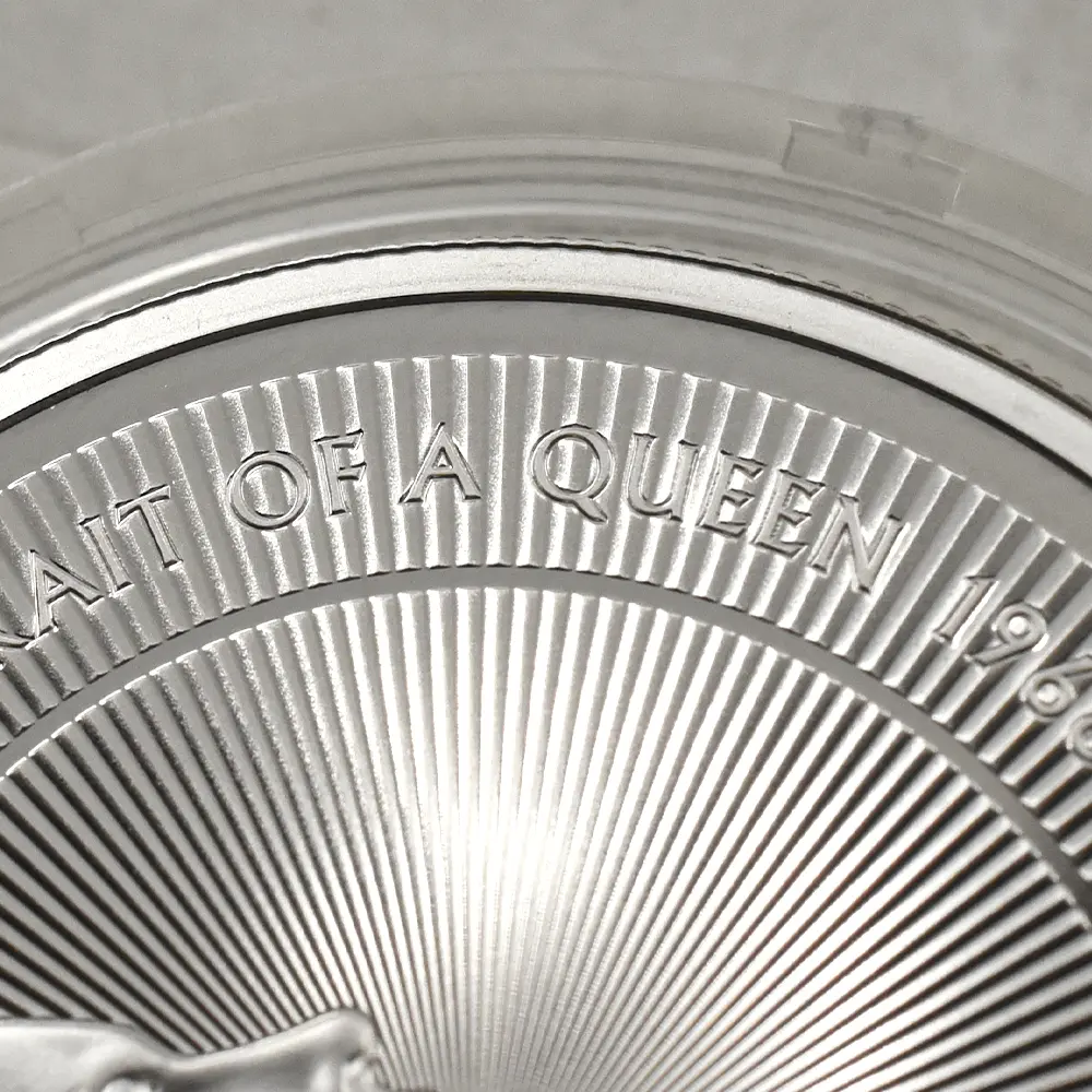 モダンコイン9：6429 2026 チャールズ3世 エリザベス2世のコイン肖像シリーズ 第二弾 ヤングエリザベス 5ポンドプルーフピエフォー銀貨 未鑑定 箱付き