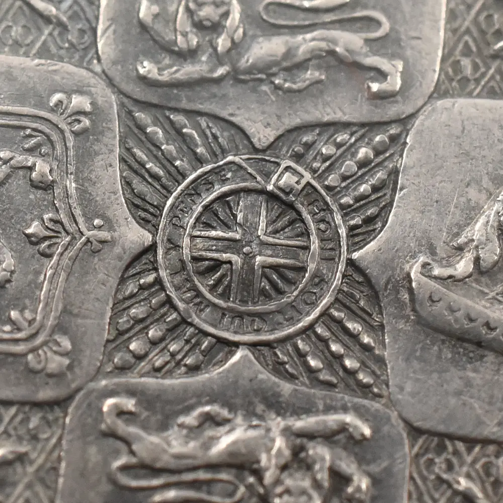 アンティークコイン11：6674 1847 ヴィクトリア女王 ゴチッククラウン銀貨 アンデシモエッジ PCGS PR55 Esc-2571