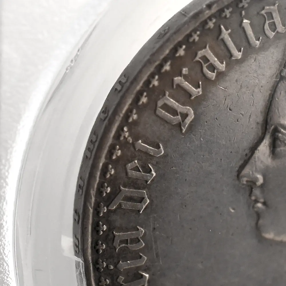 アンティークコイン14：6674 1847 ヴィクトリア女王 ゴチッククラウン銀貨 アンデシモエッジ PCGS PR55 Esc-2571