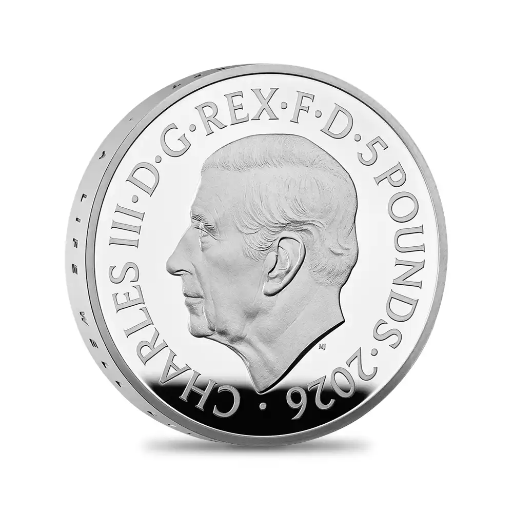 モダンコイン3：6678 2026 チャールズ3世 記念仕様 プルーフピエフォー銀貨 5枚セット 未鑑定 箱付き【ご予約承り品】