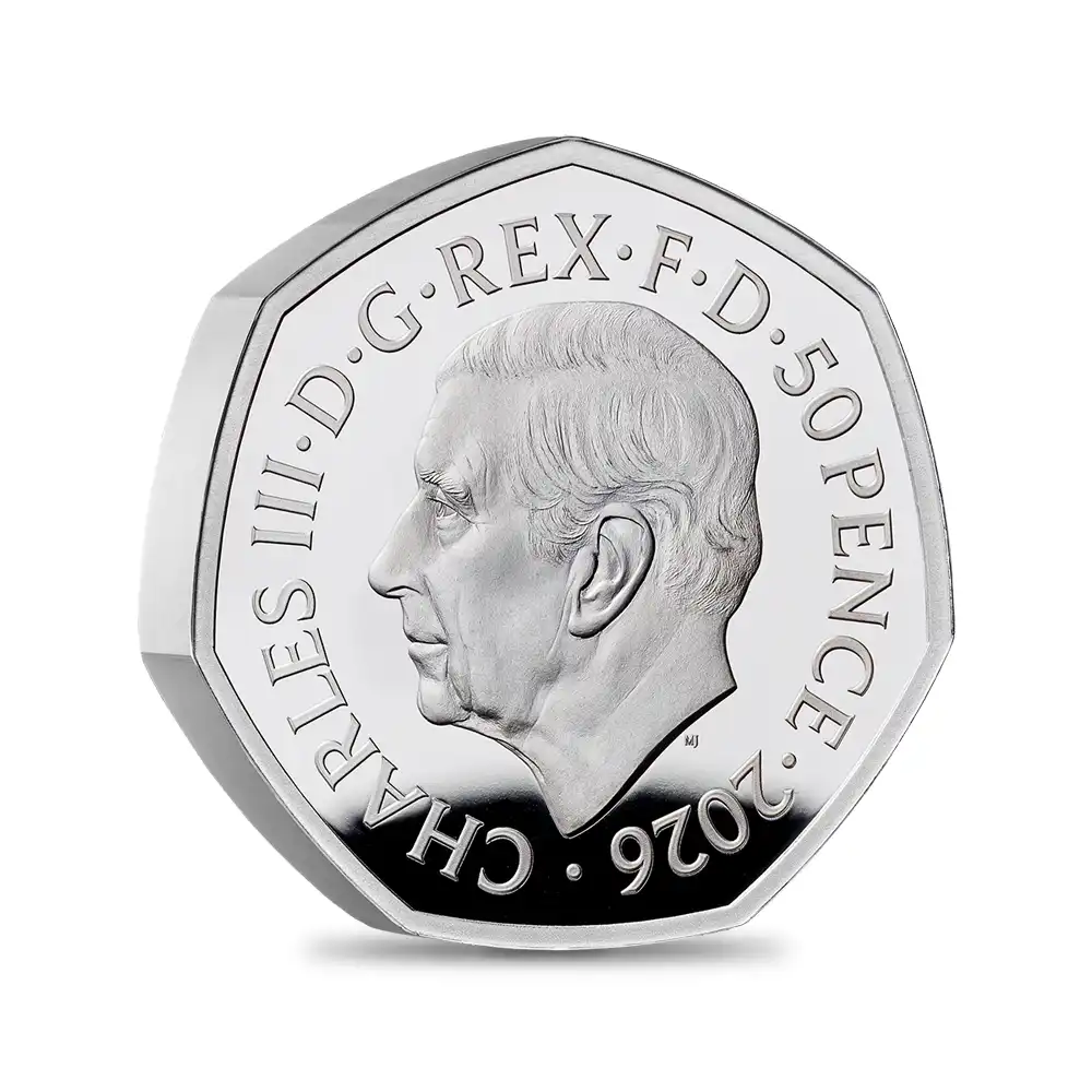 モダンコイン11：6678 2026 チャールズ3世 記念仕様 プルーフピエフォー銀貨 5枚セット 未鑑定 箱付き【ご予約承り品】