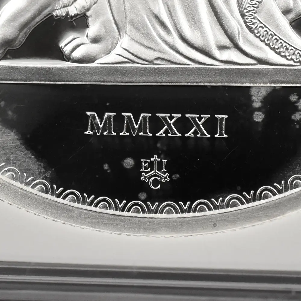 モダンコイン7：6683 セントヘレナ 2021 エリザベス2世 ウナ&ライオン（ワイオン版） 2ポンド2オンス銀貨 発行即日鑑定品 NGC PF70UC