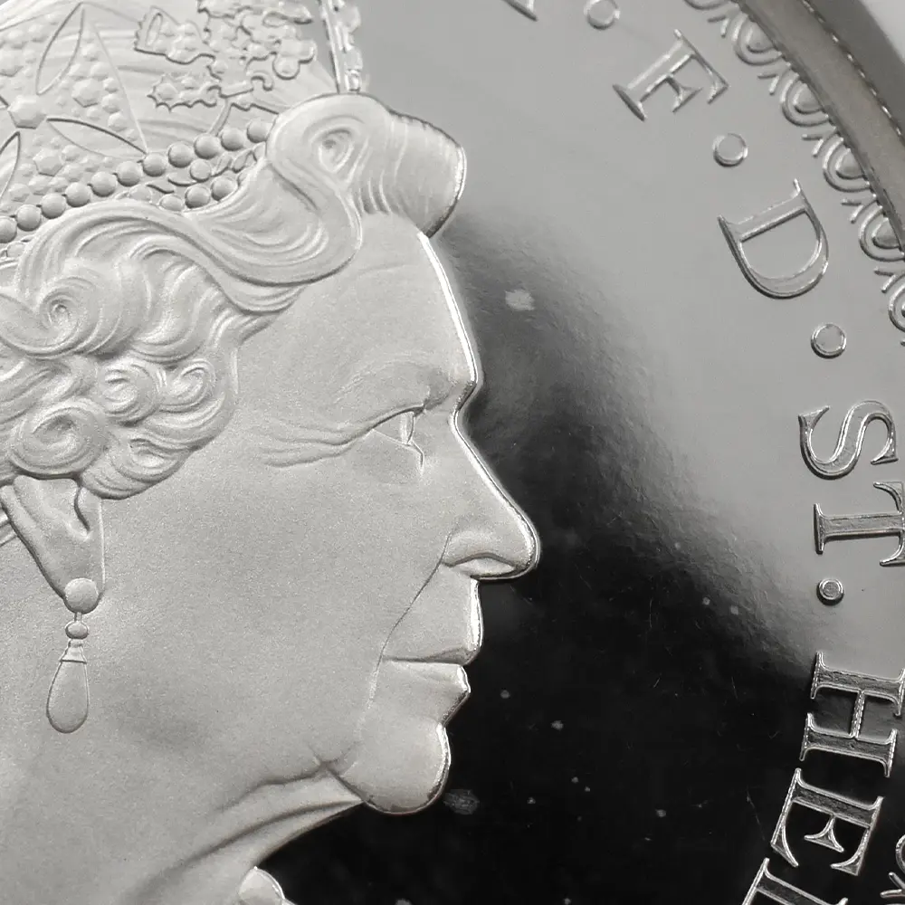 モダンコイン10：6683 セントヘレナ 2021 エリザベス2世 ウナ&ライオン（ワイオン版） 2ポンド2オンス銀貨 発行即日鑑定品 NGC PF70UC