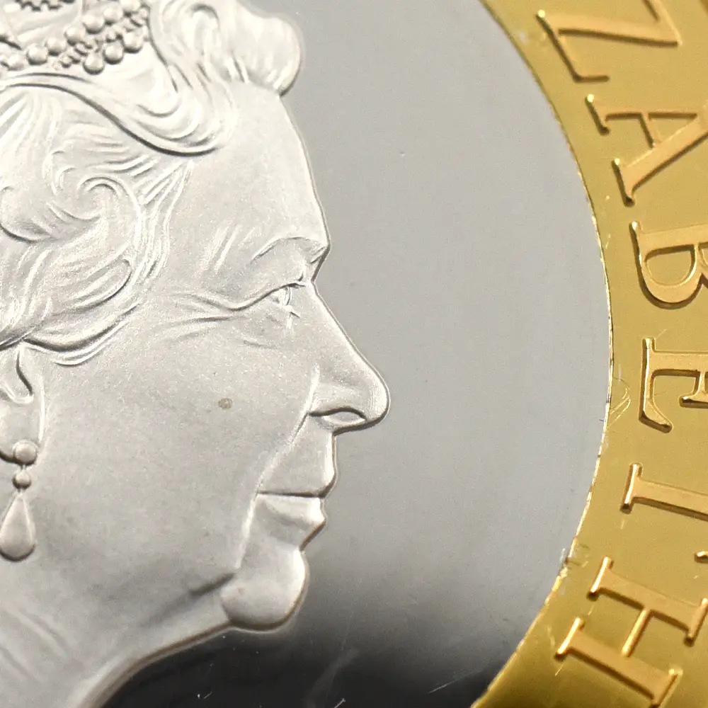 モダンコイン13：6684 2020 エリザベス2世 メイフラワー号出航400周年 2ポンドピエフォー銀貨 金メッキ付 ファーストリリース NGC PF70UC 箱付き