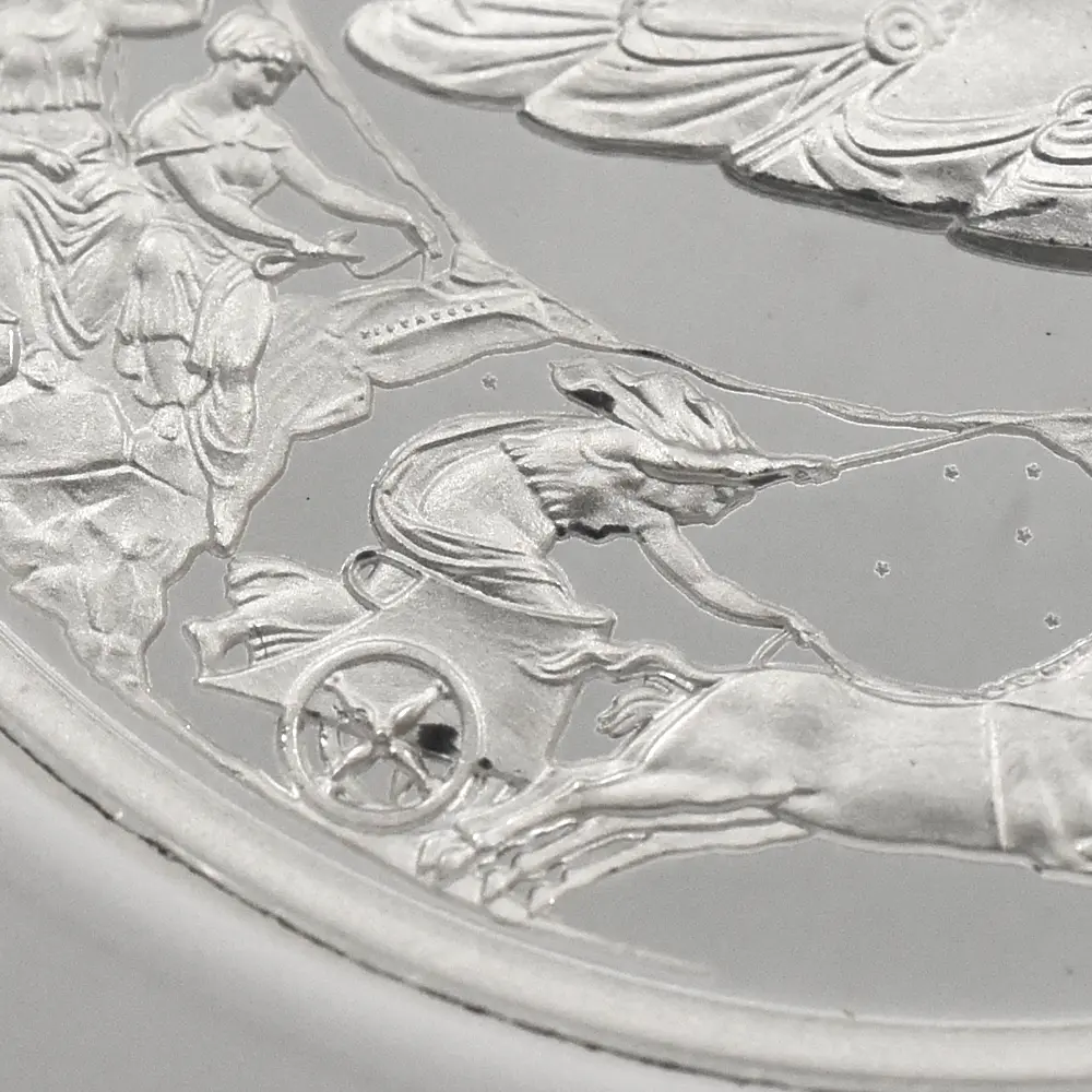 モダンコイン7：6685 2024 チャールズ3世 ワーテルロー・メダル - 連合国代表 5ポンド2オンス銀貨 発行即日鑑定品 NGC PF70UC