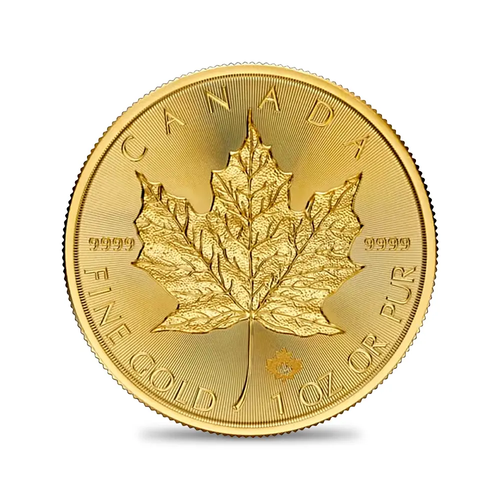 地金型2：6689 カナダ 2026 チャールズ3世 メイプルリーフ 50ドル 1オンス 地金型金貨 【5枚】 (コインケース付き)