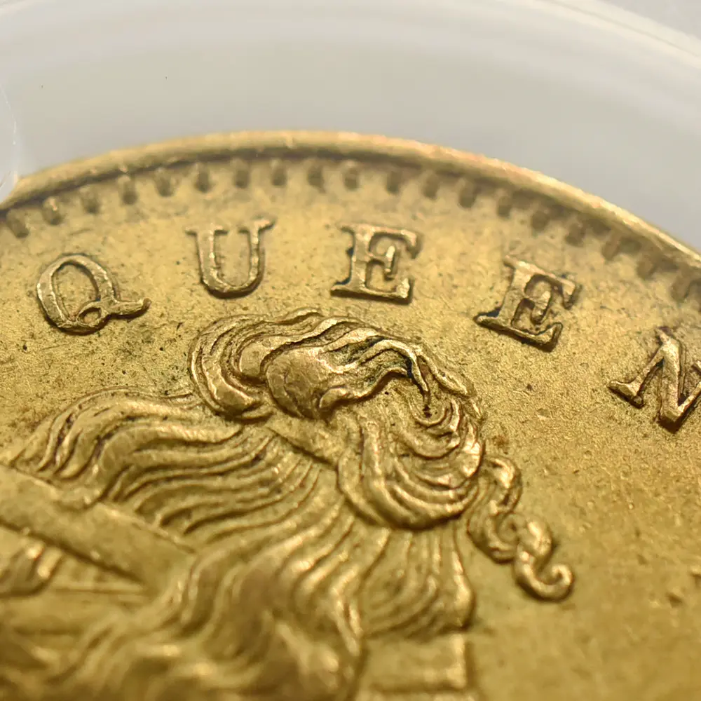 アンティークコイン8：5313 英領インド 1841B&C ヴィクトリア女王 モハール金貨 PCGS AU55 SW-2.1 Prid-18