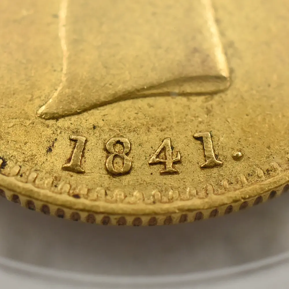 アンティークコイン9：5313 英領インド 1841B&C ヴィクトリア女王 モハール金貨 PCGS AU55 SW-2.1 Prid-18