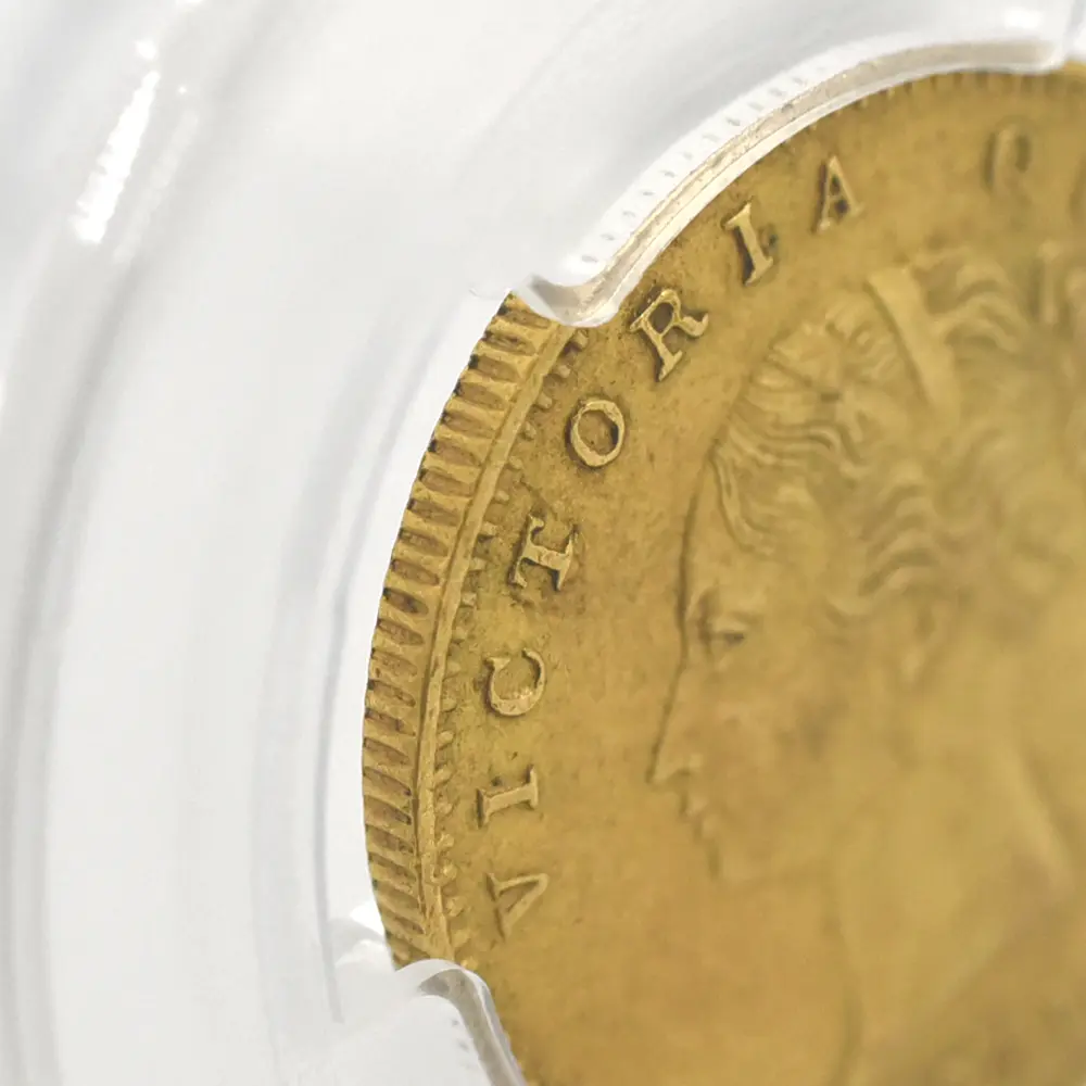 アンティークコイン14：5313 英領インド 1841B&C ヴィクトリア女王 モハール金貨 PCGS AU55 SW-2.1 Prid-18