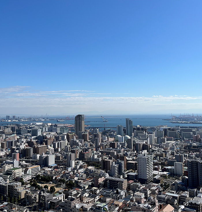 ショールームからの景色